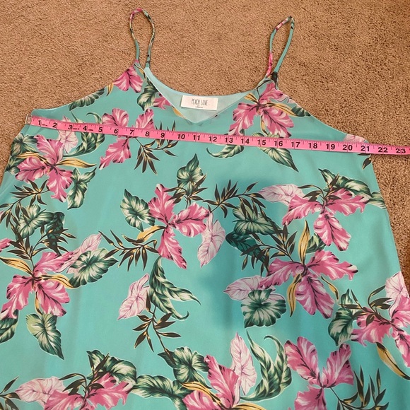 Peach Love Tropical Dress - Picture 5 of 10